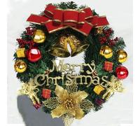 LED - Guirlande de jardin festive avec porte d'extérieur traditionnelle chaude pour intérieur et vacances - 60 cm - Couronne de Noël de style lanterne - Décoration esthétique (10#)