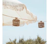 LED Guirlandes Extérieures Solaire 5 M IP44 Jute Herbiers 2700 K Extérieur