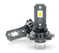 LED H7 Aluminium 30W Étanche IP68 Longue Durée | 30W haute pour puissance, 18000 lumens, pur 6000K, ventilateur , visibilité maximale