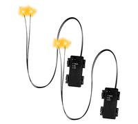 LED Halloween Leur Leur UP ESEUX - Les Yeux squelettes de l'éclairage en 2 pièces avec minuterie, des lumières de décoration d'halloween pour intérieur extérieur pour Costume Cosplay, Masques