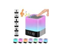 LED Haut-parleur Bluetooth Veilleuse Lampe de communication sans fil Musique Pluggable Carte Blanc