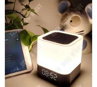 LED Haut-parleur Bluetooth Veilleuse Lampe de communication sans fil Musique Pluggable Carte