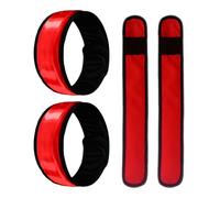 LED Horse Leg Bands - Four-Piece Night Visibility Set, Adjustable Light-Up Safety Leggings, High-Contrast Illumination Function for Trail Riding Road Parades Ranch Stable Work, Horse Light Accessory