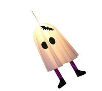 LED Illuminated Specter Decoration for Indoor Outdoor Use Soft Cloth Hanging Lamp for Holiday Party Supplies Glowing Specter Hanging Ornament