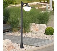 LED Jardin Lanterne Aluminium sur Pied Lampe Routes Éclairage Véranda Extérieur