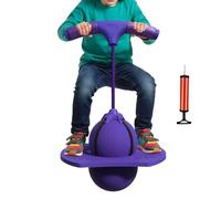 LED Jumping Ball Toy - Flashing Bounce Ball for Kids Outdoor Play | Rubber Material with Light Up Sensor, Elastic High Rebound Sphere, Interactive Exercise Toy for Garden Yard 12.6 x 8.66 x 26.77in