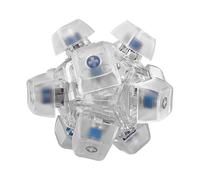 LED Keyboard Fidget Clicker - Sensory Stress Relief Toy, Mechanical Button Pad with Light Up, Interactive Game, Portable Focus Gadget, Handheld Control Device for Improving Concentration and Calm