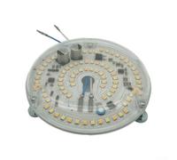 LED Kit de conversion 12 V à intensité variable magnétique rond 100 mm (15 | Intensité variable, tension 12 V, support magnétique, diamètre de 100 mm, montage facile