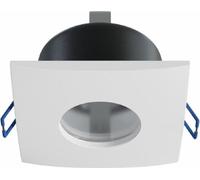 LED Labs XANA plafonnier pour cadre d'encastrement GU10 carré IP44 Ø 70 mm trou de perçage blanc