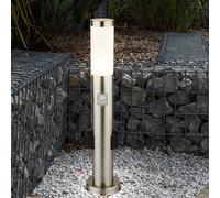 LED Lampadaire 2x Prises Détecteur de Mouvement Extérieur Luminaires de Jardin