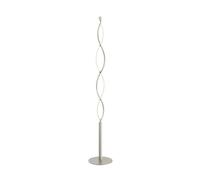 LED Lampadaire Auron à intensité variable (Moderne) en Gris e. a. pour Salon & Salle manger (à 2 lampes,), Sur Pied, Lampe a de Sol