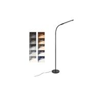 LED Lampadaire Dimmable, Réglage Progressif de la Luminosité et de la Température de Couleur, Contrôle Tactile, 12W, avec Minuterie et Fonction