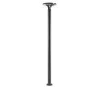 Lindby luminaire d'extérieur LED Keily, rond, anthracite, métal Keily, noir, Aluminium, Moderne