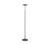 LED Lampadaire 'Malea' (Avec variateur d'intensité tactile) à intensité variable (Moderne) en Argent en Métal e. a. pour Salon & Salle à manger (1 lampe,à A+) de Lampenwelt | Lampadaire Sur Pied