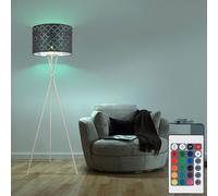 LED Lampadaire RGB Télécommande Plafonniers la Vie Chambre Tissu Lampe Dimmable