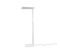 LED Lampadaires de bureau Logan à intensité variable (Moderne) en Blanc Aluminium e. a. pour Bureau (à 2 lampes,), Lampe bureau, lampe travail, lampadaire, lampadaire éclairage