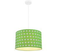 LED Lampe à suspendre pour chambre d'enfant Football Lampe à suspendre verte Lampe pour salle de jeux, 11W 1055lm blanc chaud, DxH 35 x 120 cm