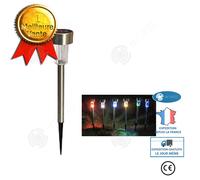 Led Lampe De Jardin Couleur D¿¿Finie De 8 Pi¿¿Ces A Changer La Pelouse Led Lampe Solaire Avec Piquet Pour Jardin Ext¿¿Rieur De Voie Bleu