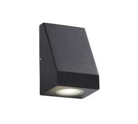 LED Lampe de Mur Extérieur IP44 Noir 4000K Aluminium Moderne Spot Façade