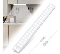 Led Lampe De Placard Avec Détecteur De Mouvement, Rechargeable Par Usb, Éclairage D'Armoire À Capteur De Cuisine, Dimmable Lumière De Placard, Veilleuse Enfant Pour Armoire, Escalier, Couloir