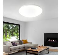 Plafonnier LED blanc salon chambre couloir éclairage lampe de projecteur ronde