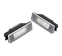 LED Lampe de plaque d'immatriculation arrière Remplacement de la lampe de plaque d'immatriculation pour Peugeot 106 207 307 3008 406 508, Peugeot Expert II Van Tepee 2007-2016, Citroen C2-C8 DS3