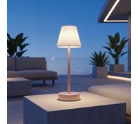 LED Lampe de Table Portable Tactile Variateur 32 CM IP44 En Laiton Blanc Lampe