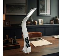 LED Lampe de Table Tactile Variateur Horloge Réveil Flexo Spot Couleurs En