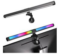 LED Lampe Ecran PC Lampe de Bureau USB d'ordinateur 40CM RGB Light Bar Monitor Computer, Lumière Réglable 15 Couleurs d' Eclairage