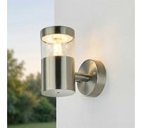 Led-Lampe Extérieur Éclairage D'Extérieur Mur Inox IP44 Hauteur : 15,5 CM 724 Lm