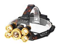 LED Lampe frontale, Super Bright 5 LED 8000 lm Phare, éclairage de chantier étanche, le camping, lampe frontale, GZCRDZ LED lampe frontale avec la chasse randonnée Pêche Phare
