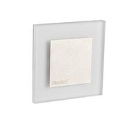 LED lampe murale à encastrer pour lampe 60 mm Interrupteur Boîte Acier Spot à Encastrer décorative Escalier Lumière encastrable Niveau Apus lumière spot (Blanc chaud) 23106