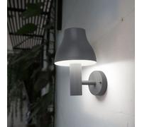 LED Extérieur Mur Luminaire Aluminium Terrasse Lampe Jardin Cour Balcon Bas Gris