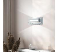 LED Lampe Murale Spot Lampe Up & Down Éclairage Chrome Verre Grand Lumière