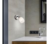 LED Lampe Murale Verre Cristal Spot la Vie Chambre Éclairage Lampe Pivotant