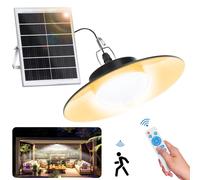 LED Lampe solaire à suspendre Lampes solaires pour extérieur intérieur Détecteur de mouvement LED Lampe solaire à suspendre Lampes solaires à suspendre pour pavillons Garage Entrepôts