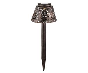 LED lampe solaire chemin de jardin lampe de table enfichable éclairage de patio cour piquet de terre cuivre Globo 33002