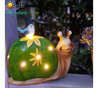 LED Lampe solaire de jardin Lampe solaire de jardin Lampe étanche d'éclairage extérieur Décoration de jardin, escargot