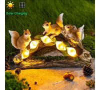 LED Lampe solaire de jardin Lampe solaire de jardin Lampe étanche d'éclairage extérieur Décoration de jardin, écureuil