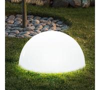 LED lampe solaire extérieure luminaire jardin projecteur moitié boule d'éclairage blanc