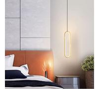 LED Lampe suspendue Table de chevet chambre à coucher Lampe à suspension Réglable en hauteur Lumière chaude 3000K nordique Moderne lustre Cuisines balcon Studio Lampe de table à manger,D'or