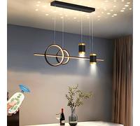 LED Lampe Suspensions Salle À Manger Table À Manger Suspendue Luminaire Avec Télécommande Dimmable Lumières Moderne Creative Star Salon Lustre Hauteur Réglable Acrylique Lampe Cuisine Bar Plafonnier