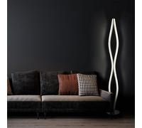 LED Lampes debout Chambre à coucher Chambre d'amis Lire Lampe ALU Stand ondulé780256