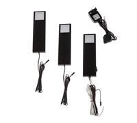 LED Lampes sous meuble Amaryll (Moderne) en Noir e. a. pour Cuisine (à 3 lampes,), Lampe