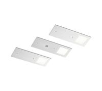 LED Lampes sous meuble Nortra à intensité variable (Moderne) en Gris Aluminium e. a. pour Salon & Salle manger (à 3 lampes,), Lampe