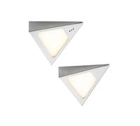 LED Lampes sous meuble Odia à intensité variable (Moderne) en Gris Inox e. a. pour Salon & Salle manger (à 2 lampes,), Lampe