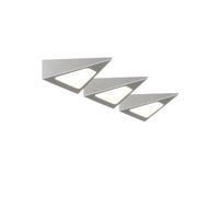 LED Lampes sous meuble Odia à intensité variable (Moderne) en Gris Inox e. a. pour Salon & Salle manger (à 3 lampes,), Lampe