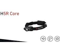 Led Lenser Lampe Frontale H5r Core 500 Lumens Black