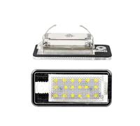LED License Plate Light Lamp Lot de 2 éclairages plaque d'immatriculation sans erreur Utilisation adaptée pour Audi A3 A4 S4 RS4 B6 B7 A6 RS6 S6 C6 S5 Q7 A8 S8