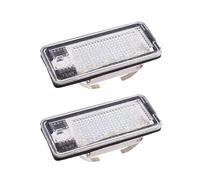 LED License Plate Light Lamp Lot de 2 feux plaque d'immatriculation arrière Utilisation adaptée pour Audi A3 S3 8P A4 S4 B6 B7 A6 C6 S6 A8 S8 Q7 RS4 RS6
